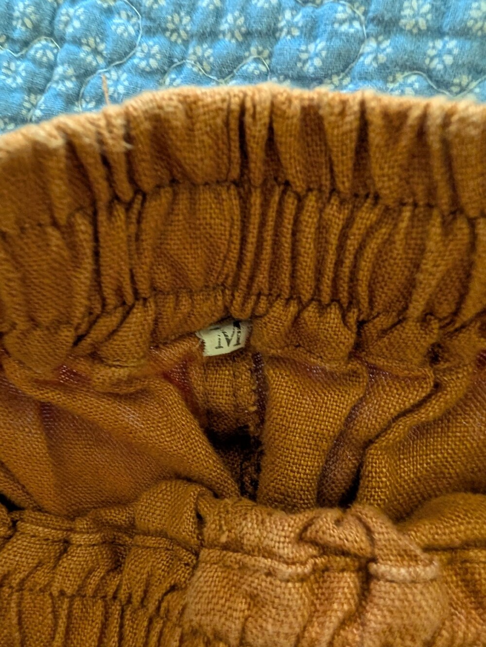 100% Linen Drawstring Pants - Picture 2 of 5